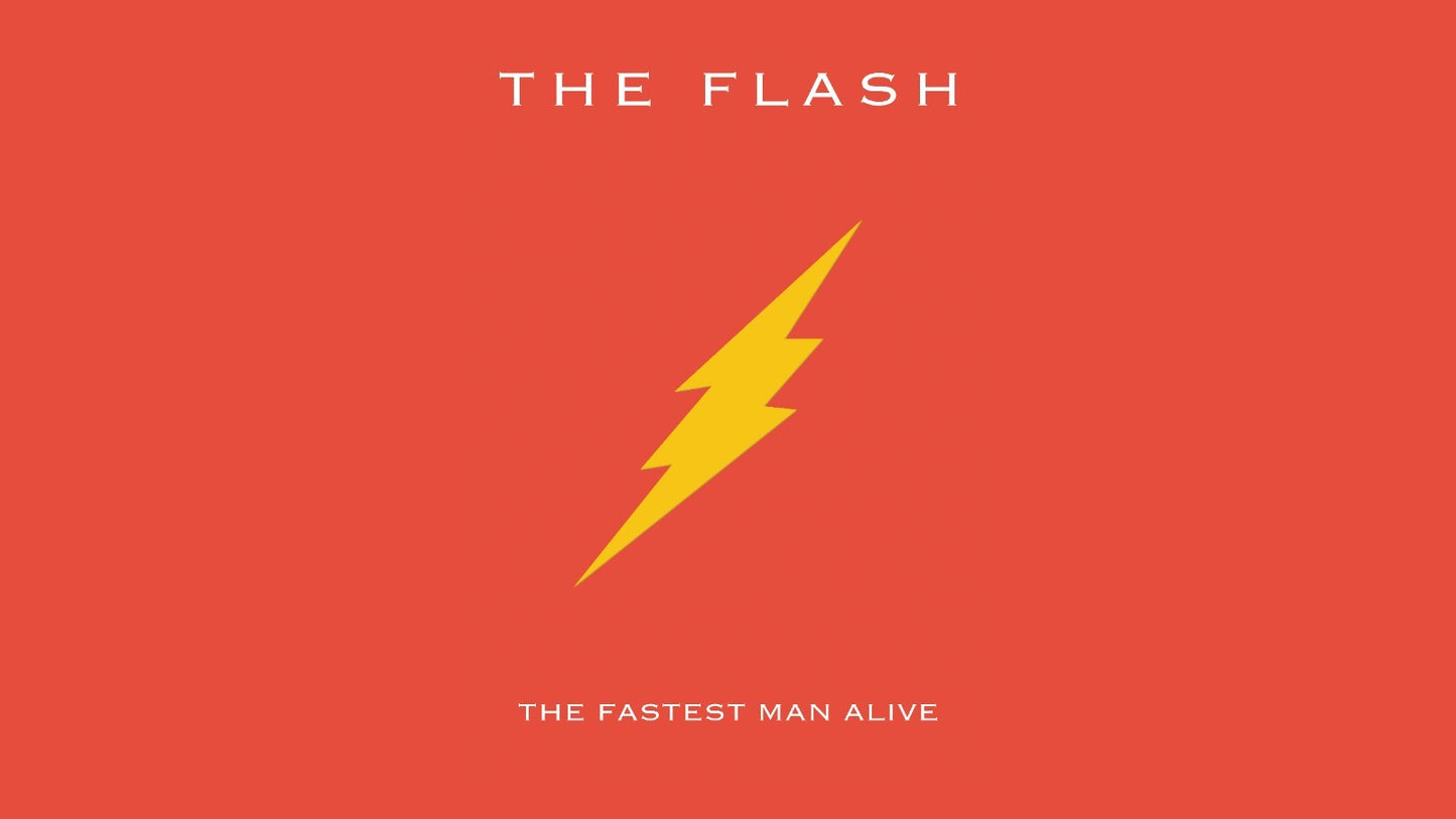 The Flash Canvas Framed Poster | Wall Art - Home Decor