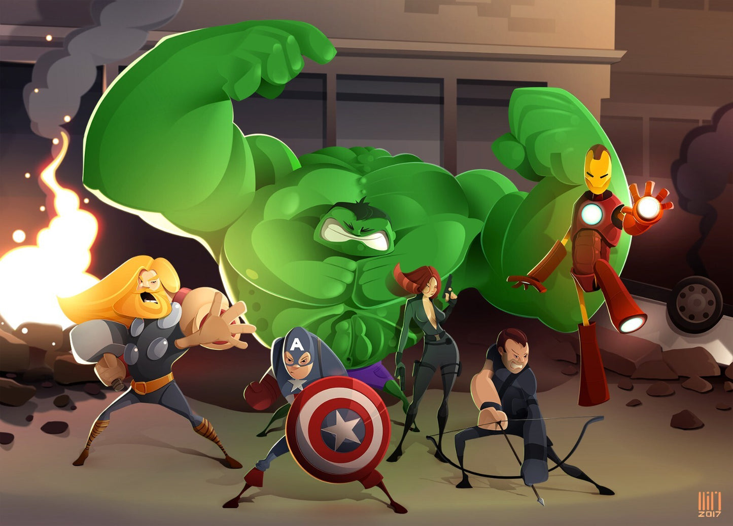 The Avengers Canvas Framed Poster | Wall Art - Home Decor