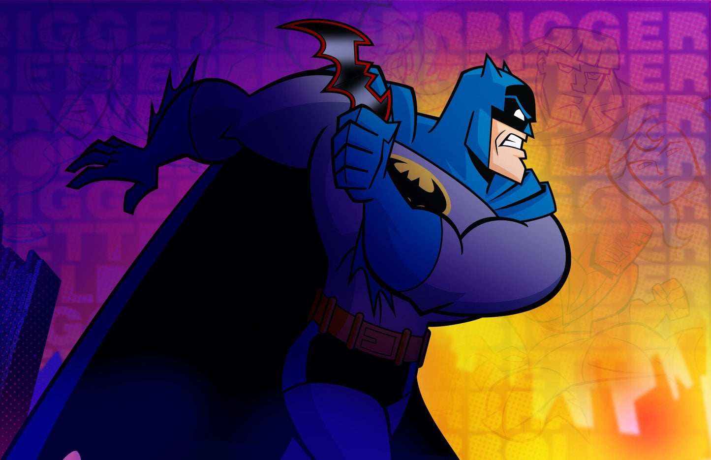 Batman Canvas Framed Poster | Wall Art - Home Decor