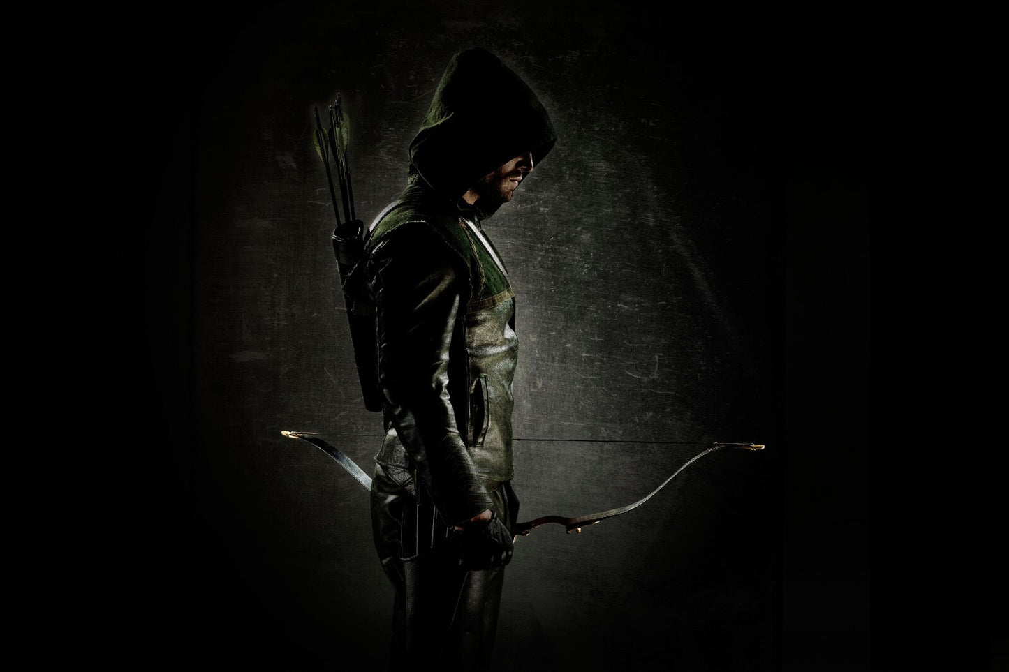 Green Arrow Canvas Framed Poster | Wall Art - Home Decor