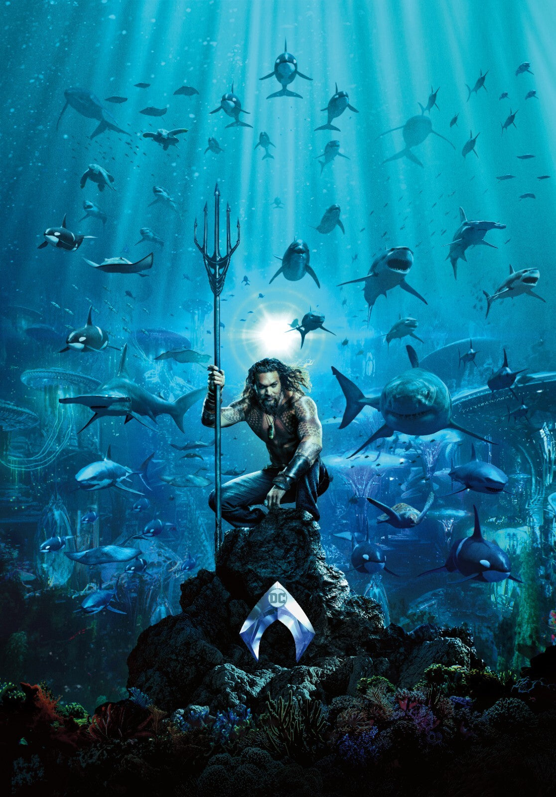 Aquaman Canvas Framed Poster | Wall Art - Home Decor