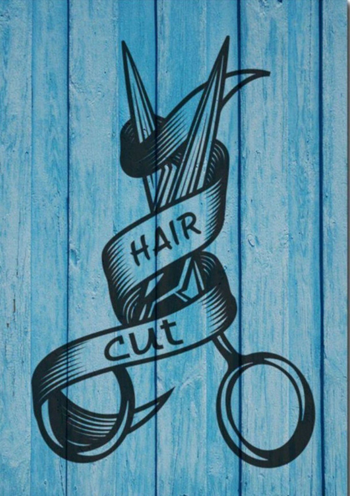 Barber Shop Canvas Framed Poster | Wall Art - Home Decor