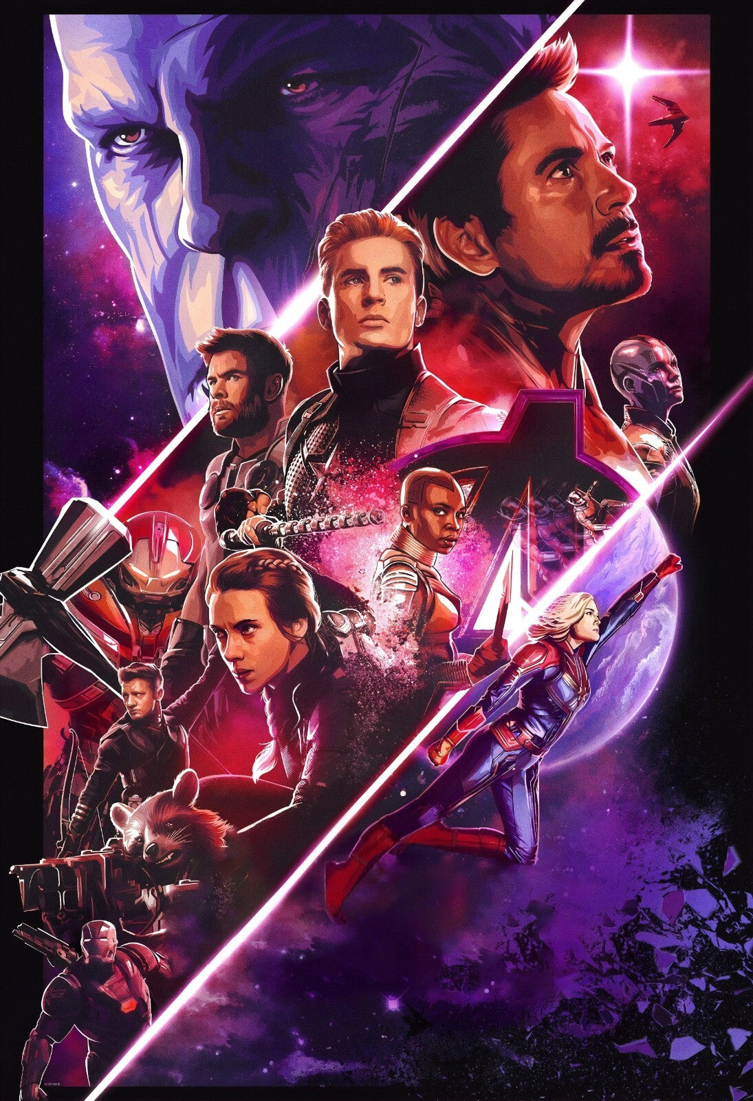 The Avengers Canvas Framed Poster | Wall Art - Home Decor