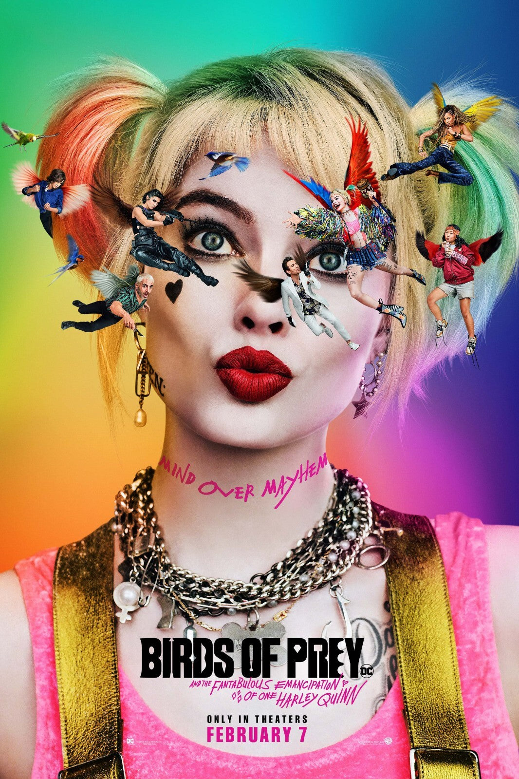 Harley Quinn Canvas Framed Poster | Wall Art - Home Decor
