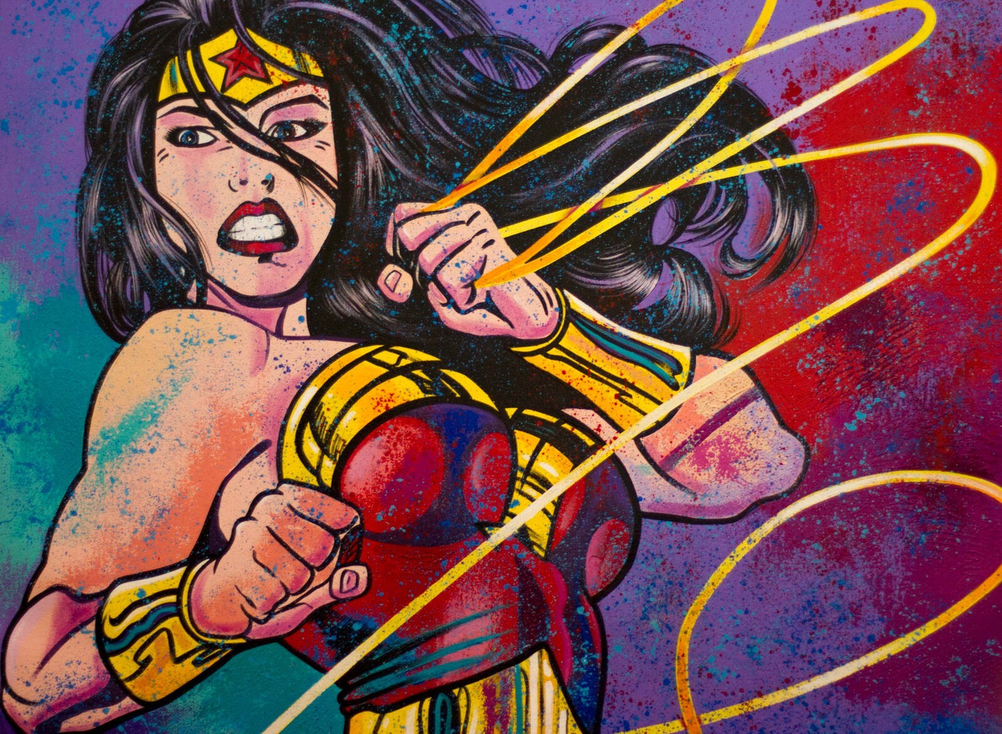 Wonder Woman Canvas Framed Poster | Wall Art - Home Decor