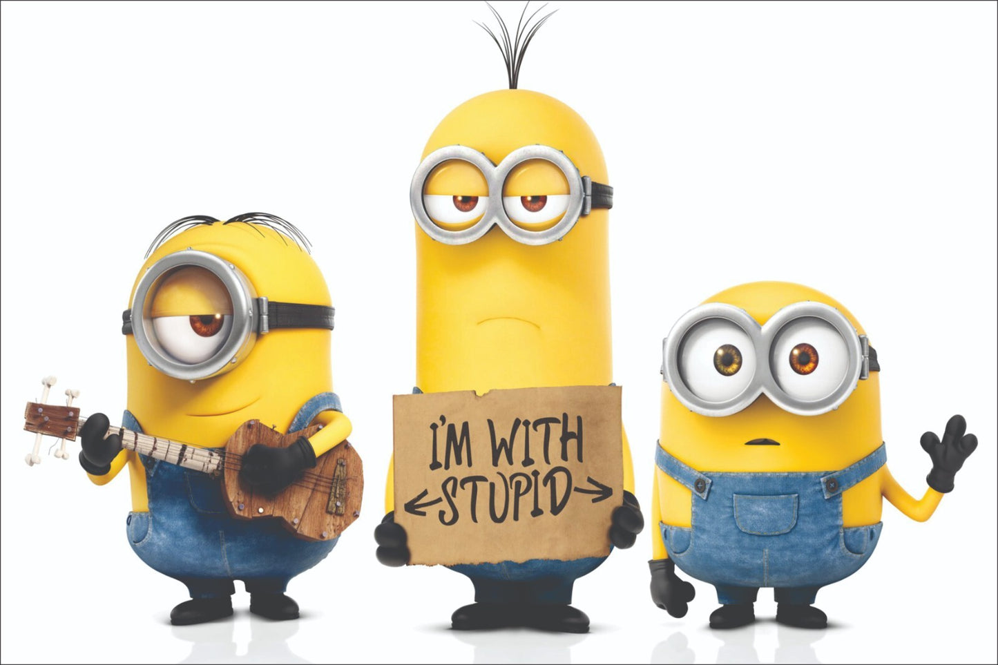 Minions Canvas Framed Poster | Wall Art - Home Decor