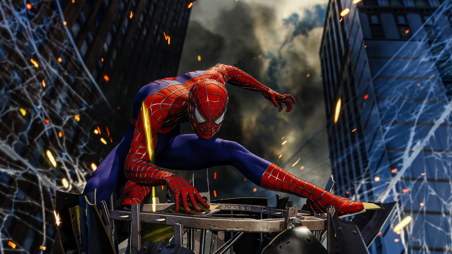 Spider Man Canvas Framed Poster | Wall Art - Home Decor