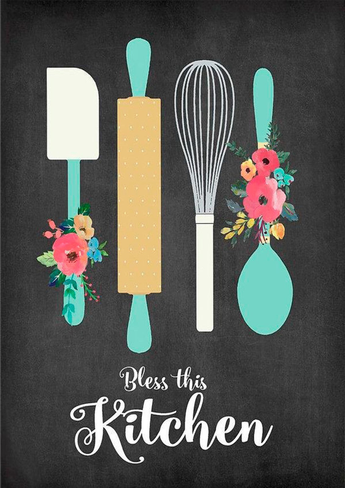 Coffee and Kitchen Canvas Framed Poster | Wall Art - Home Decor