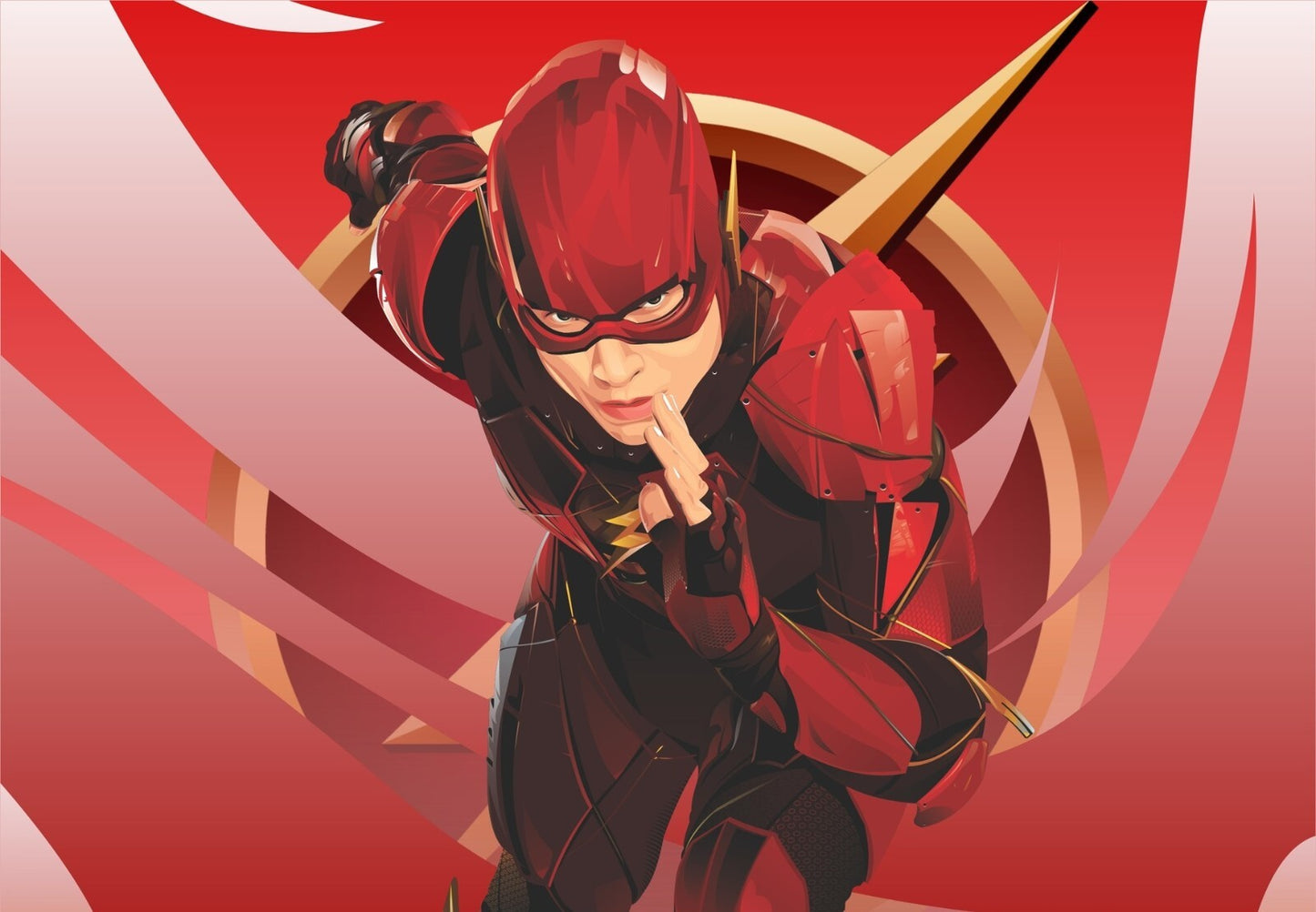 The Flash Canvas Framed Poster | Wall Art - Home Decor