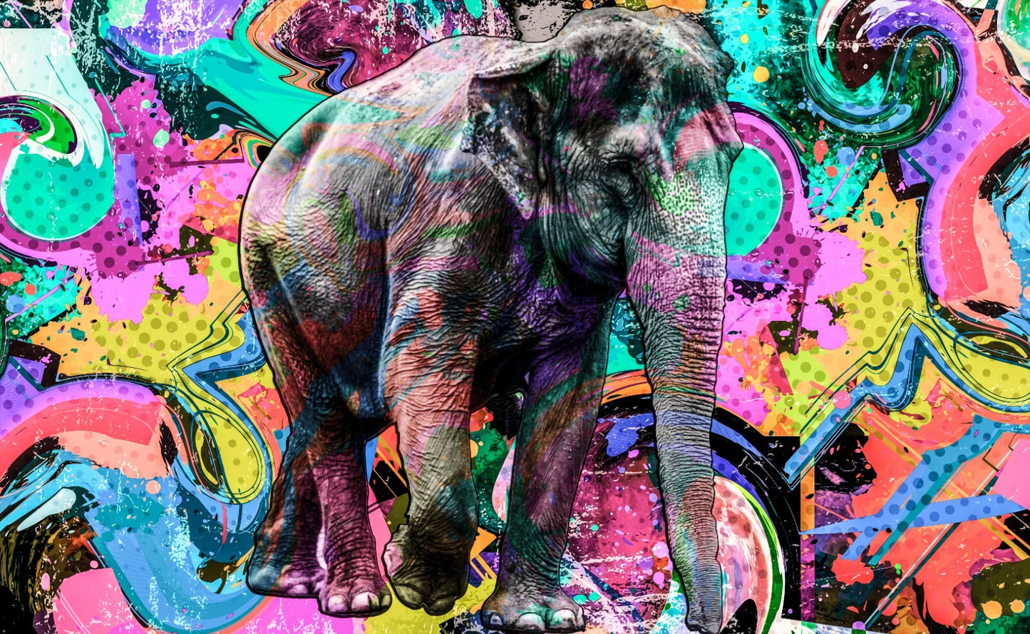 Street Art Canvas Framed Poster | Wall Art - Home Decor