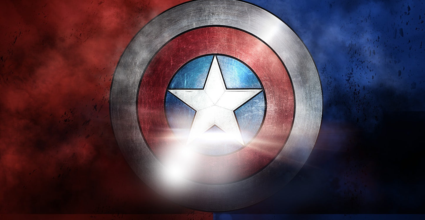 Captain America Canvas Framed Poster | Wall Art - Home Decor