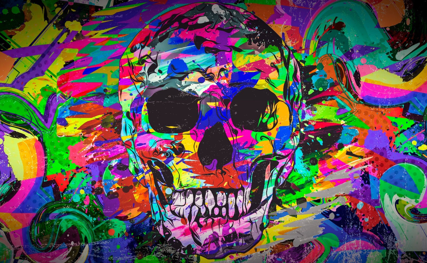 Street Art Canvas Framed Poster | Wall Art - Home Decor