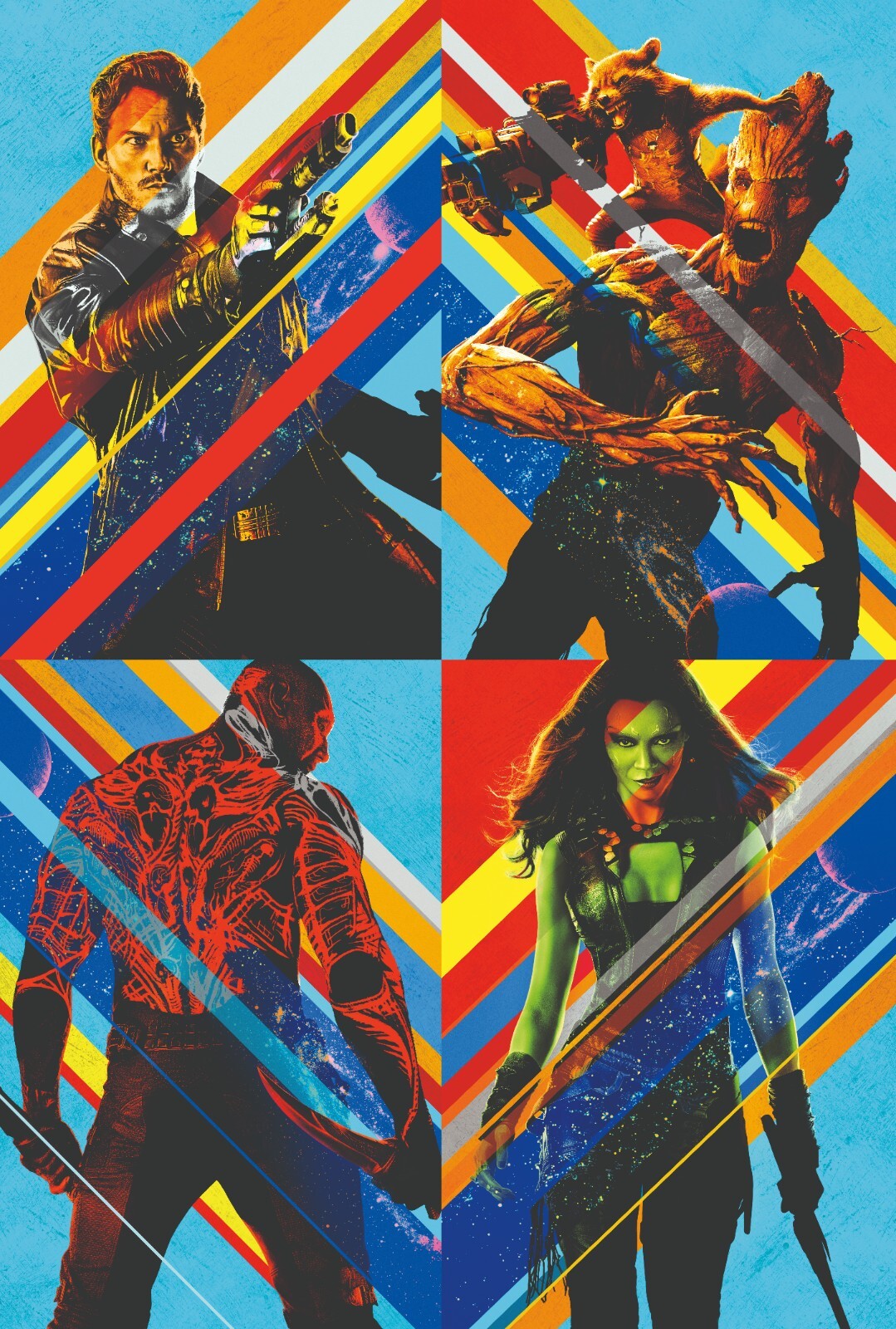 Guardians of the Galaxy Canvas Framed Poster | Wall Art - Home Decor