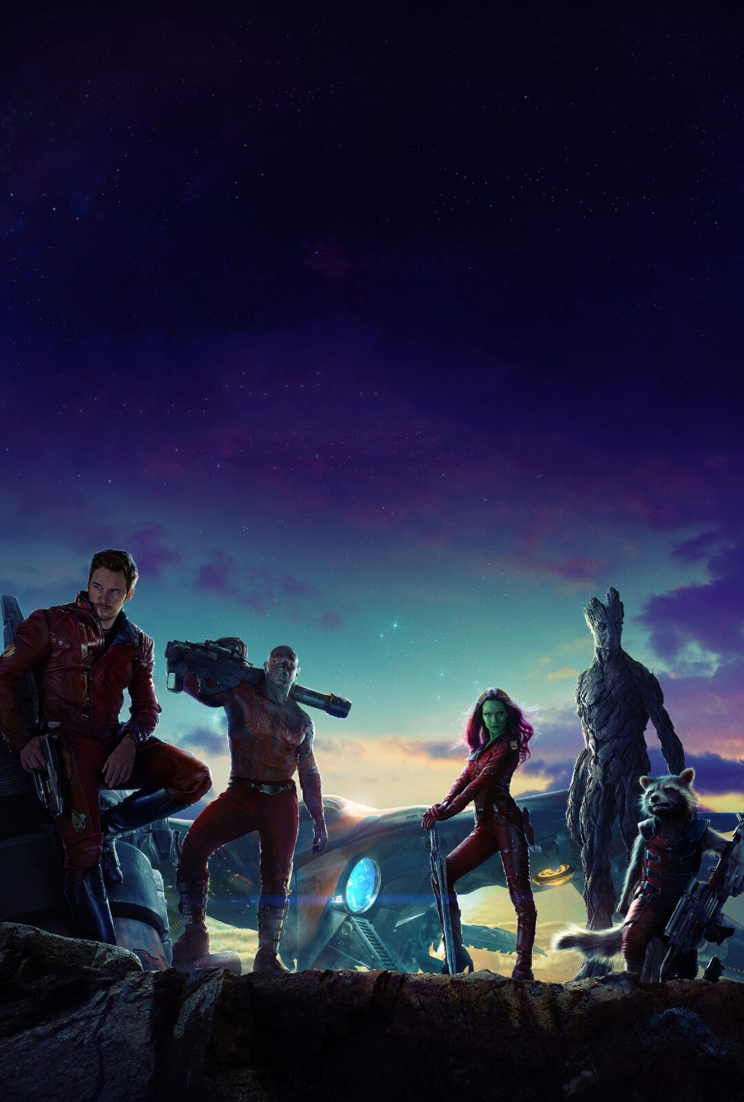 Guardians of the Galaxy Canvas Framed Poster | Wall Art - Home Decor