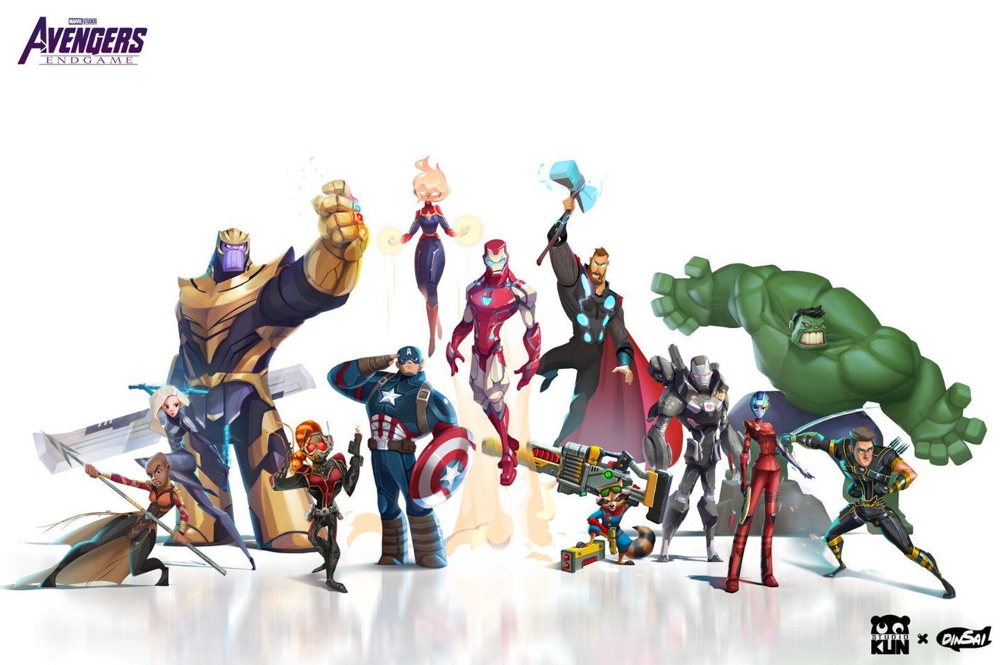 The Avengers Canvas Framed Poster | Wall Art - Home Decor