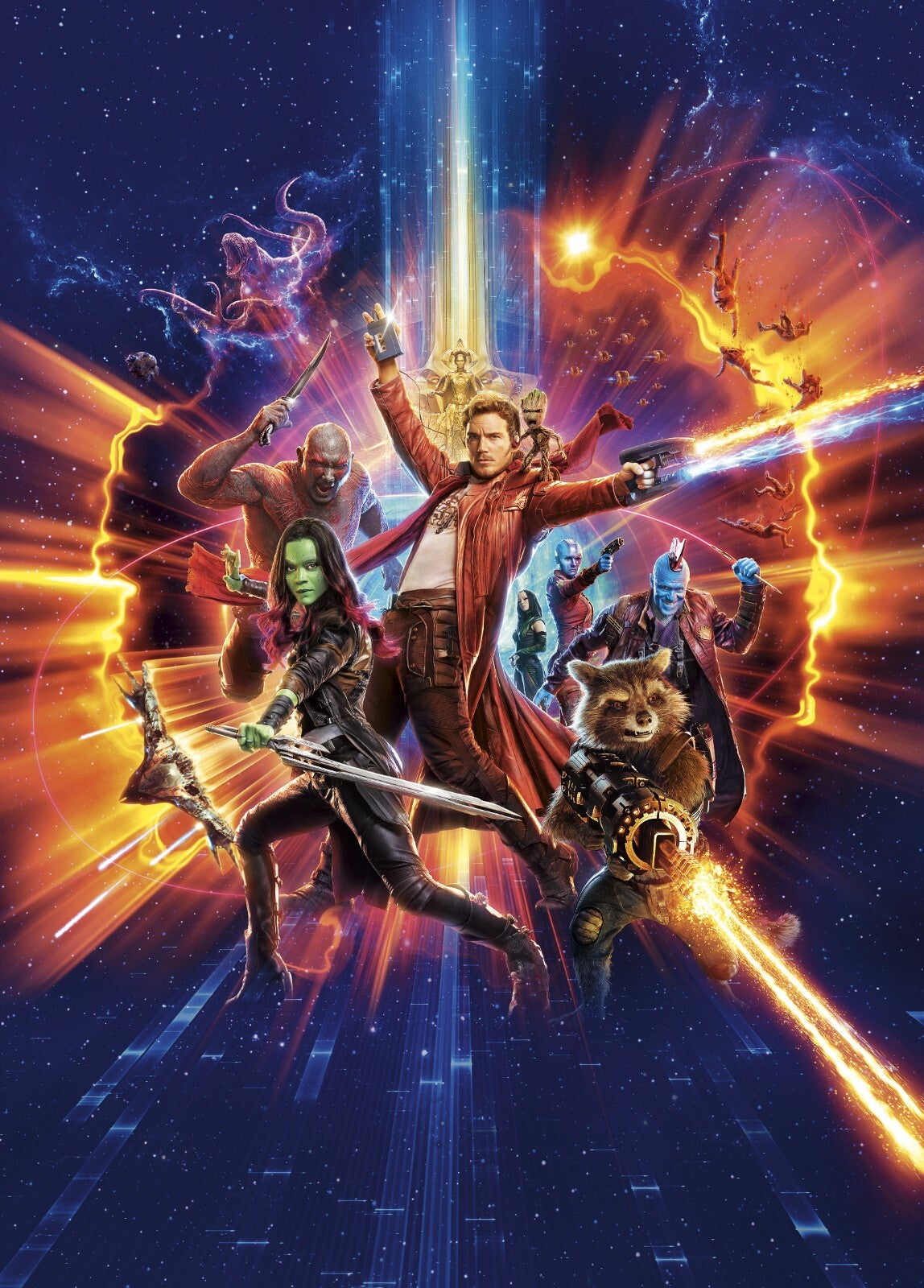 Guardians of the Galaxy Canvas Framed Poster | Wall Art - Home Decor