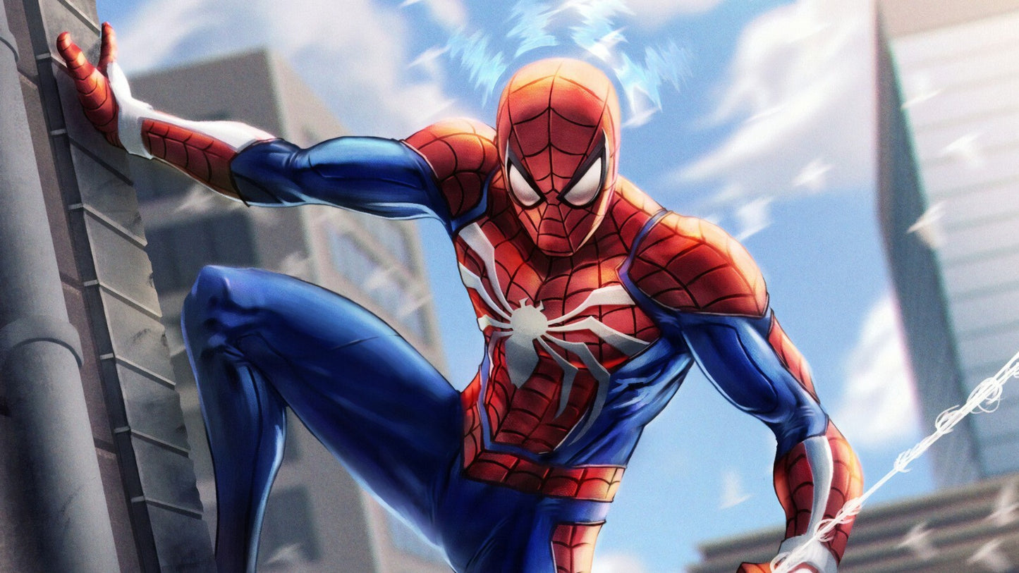 Spider Man Canvas Framed Poster | Wall Art - Home Decor