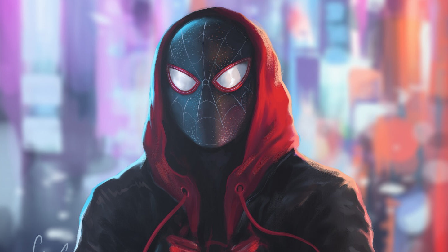 Spider Man Canvas Framed Poster | Wall Art - Home Decor