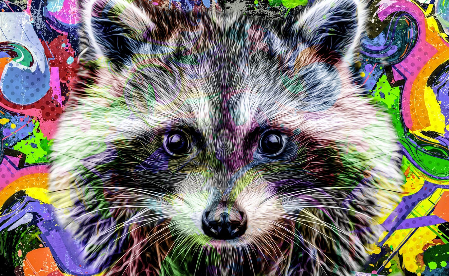Street Art Canvas Framed Poster | Wall Art - Home Decor