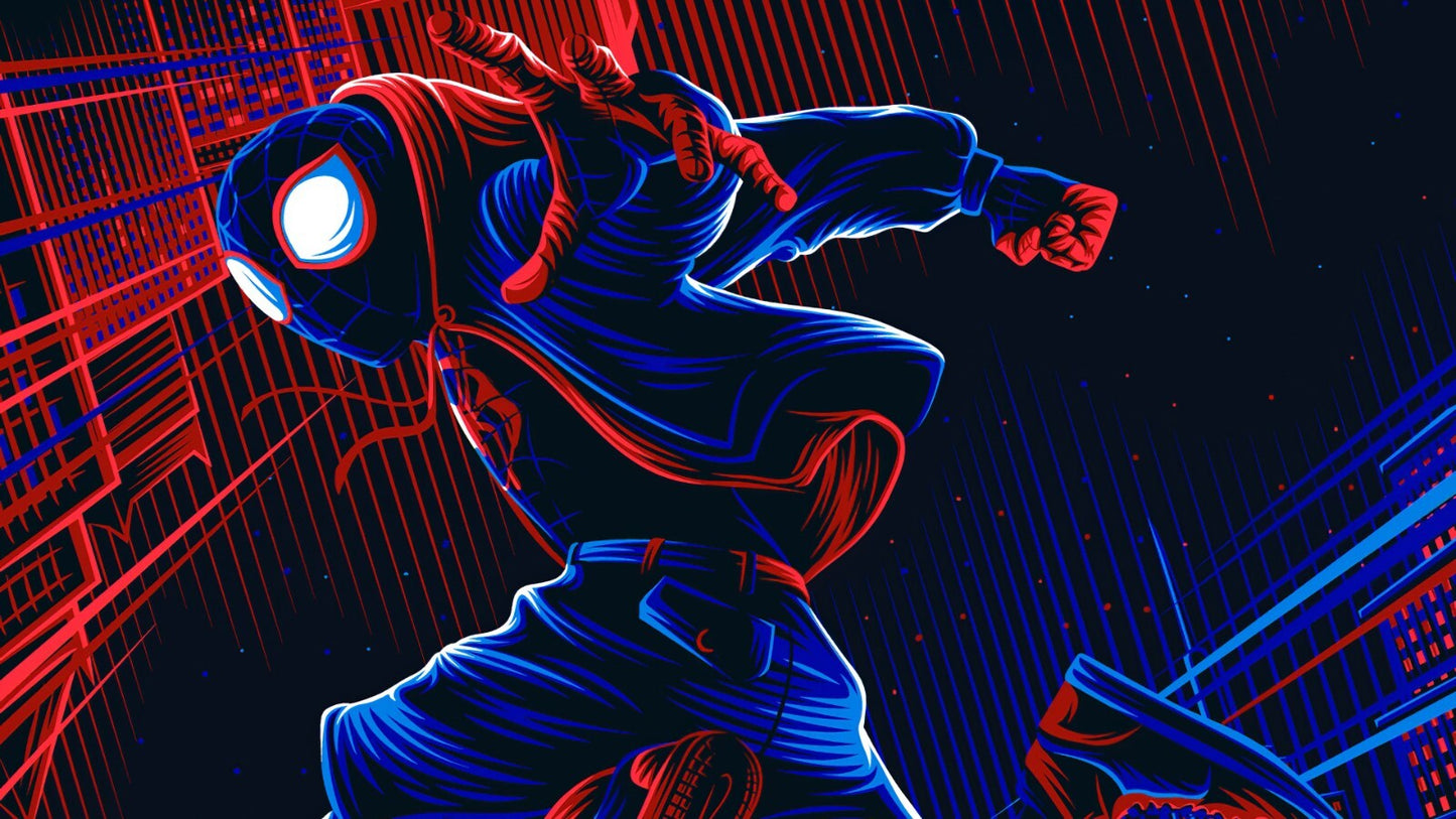 Spider Man Canvas Framed Poster | Wall Art - Home Decor