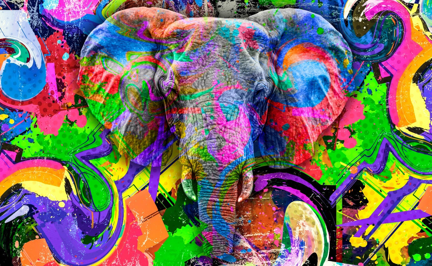 Street Art Canvas Framed Poster | Wall Art - Home Decor