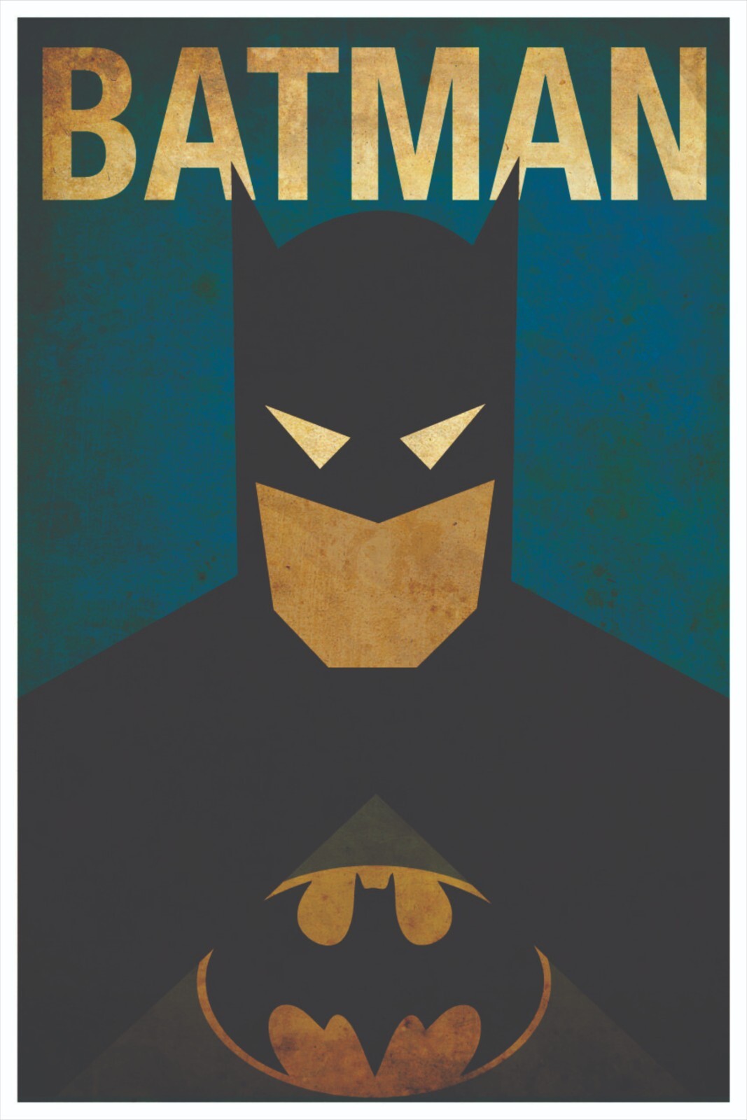 Batman Canvas Framed Poster | Wall Art - Home Decor