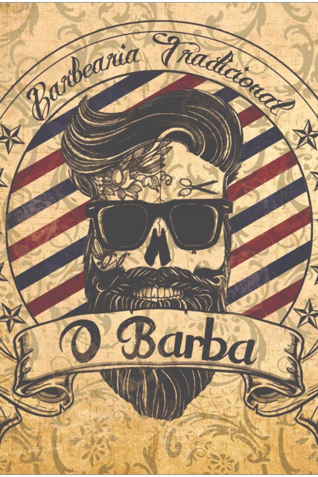 Barber Shop Canvas Framed Poster | Wall Art - Home Decor