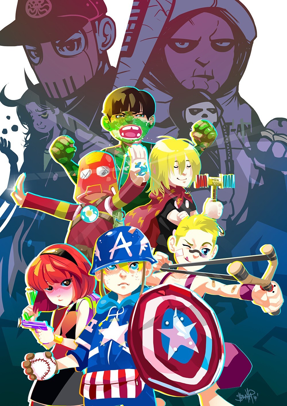 The Avengers Canvas Framed Poster | Wall Art - Home Decor