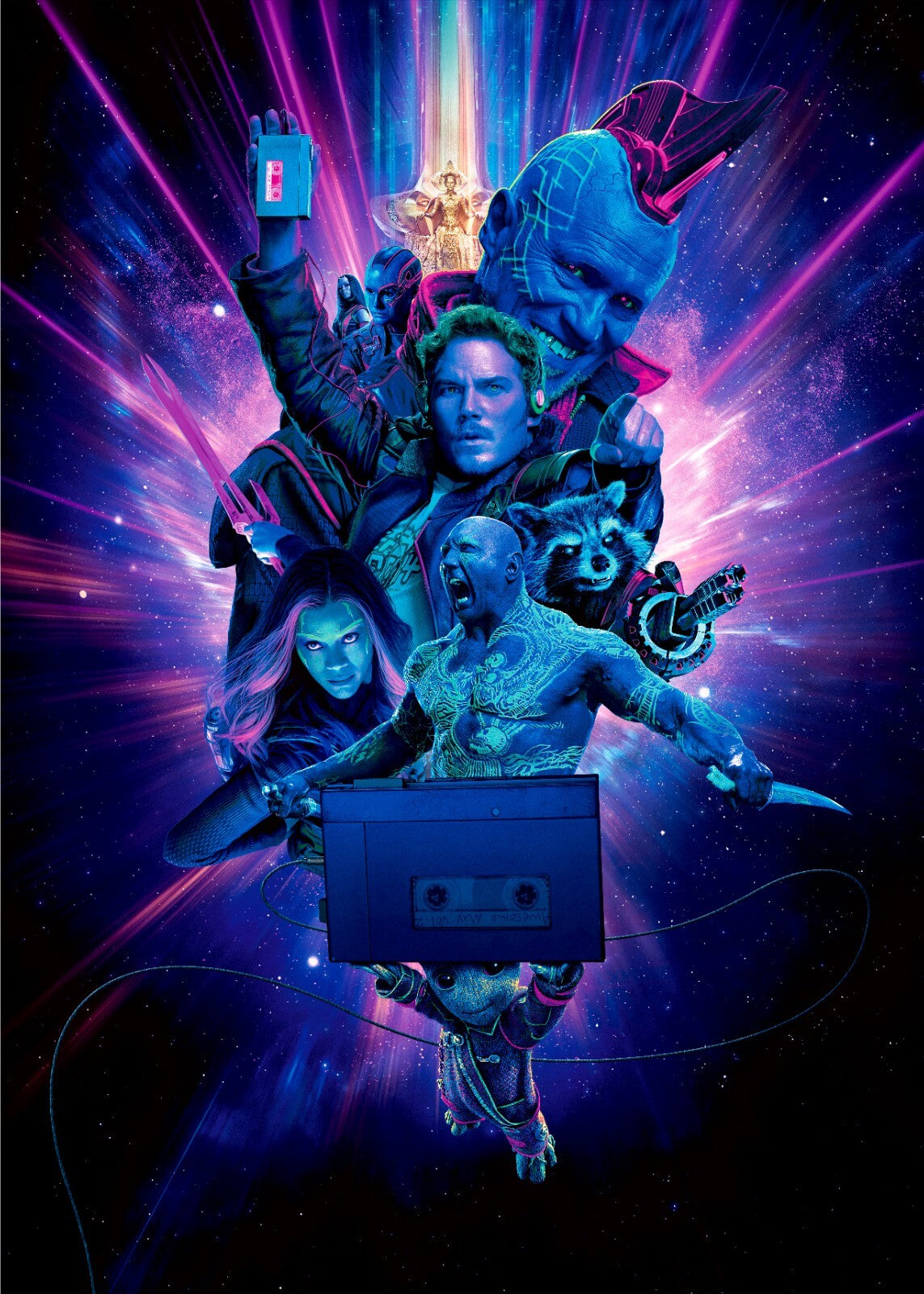 Guardians of the Galaxy Canvas Framed Poster | Wall Art - Home Decor