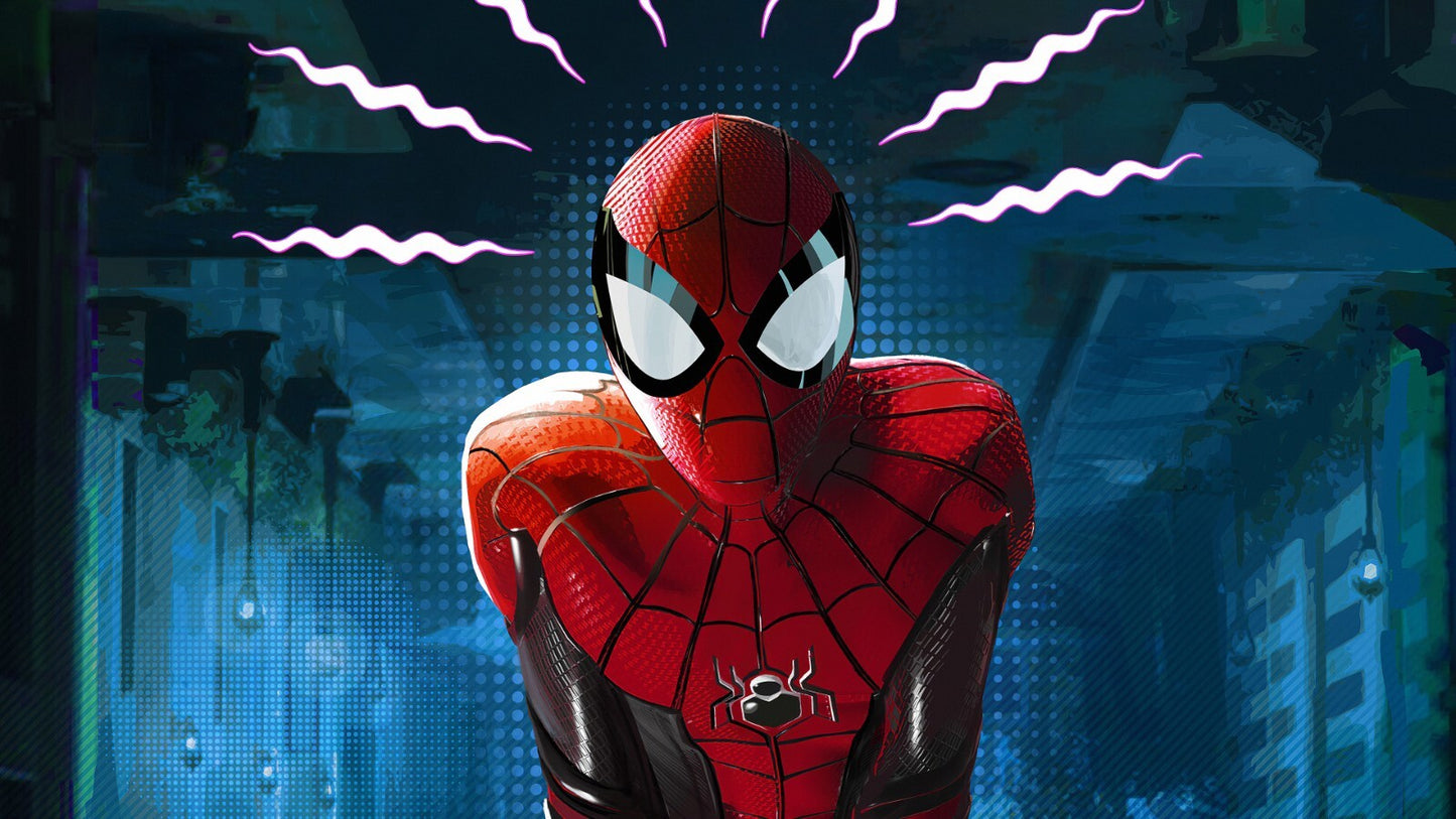 Spider Man Canvas Framed Poster | Wall Art - Home Decor
