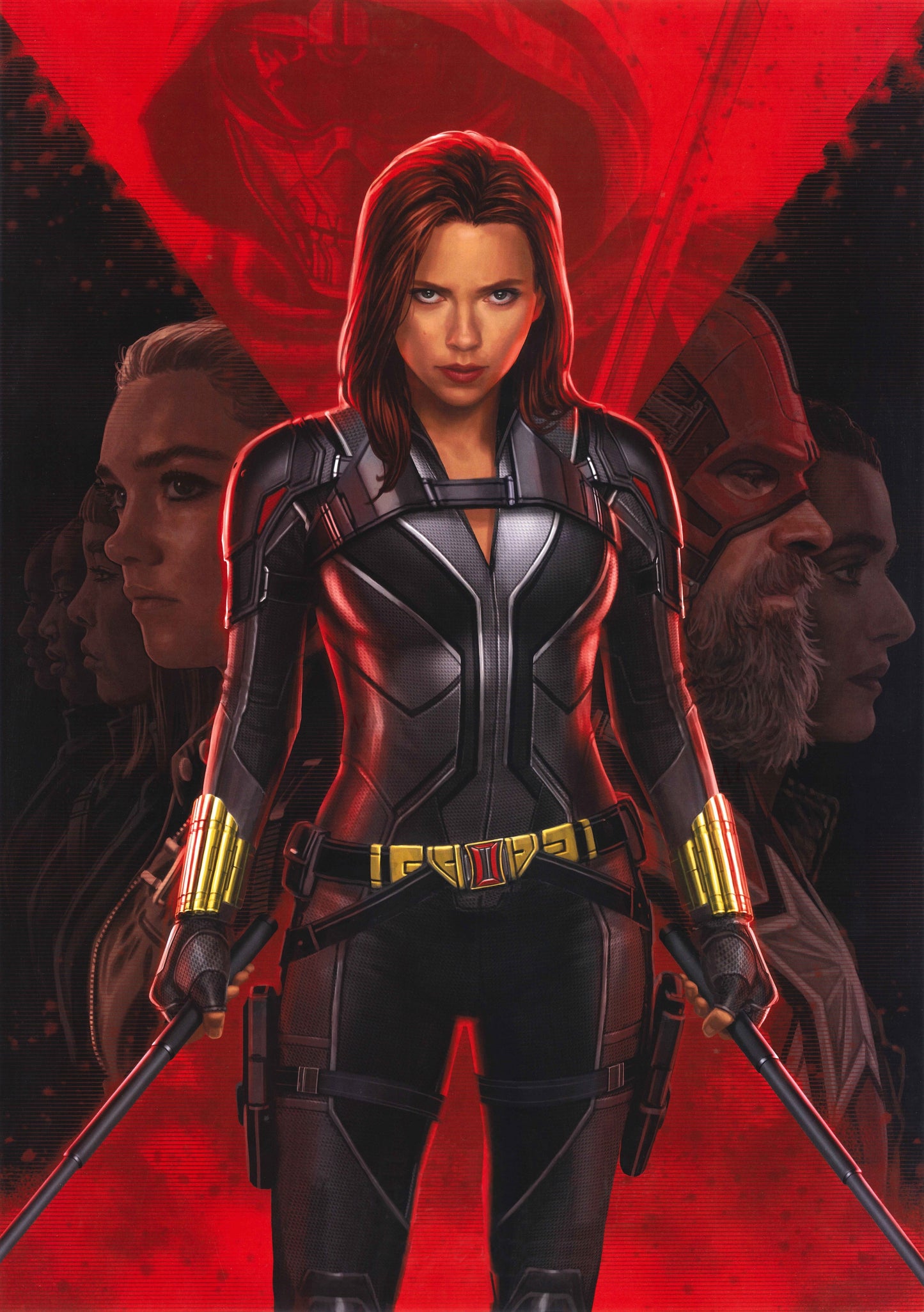 Natasha Romanoff- Yelena Belova Canvas Framed Poster | Wall Art - Home Decor