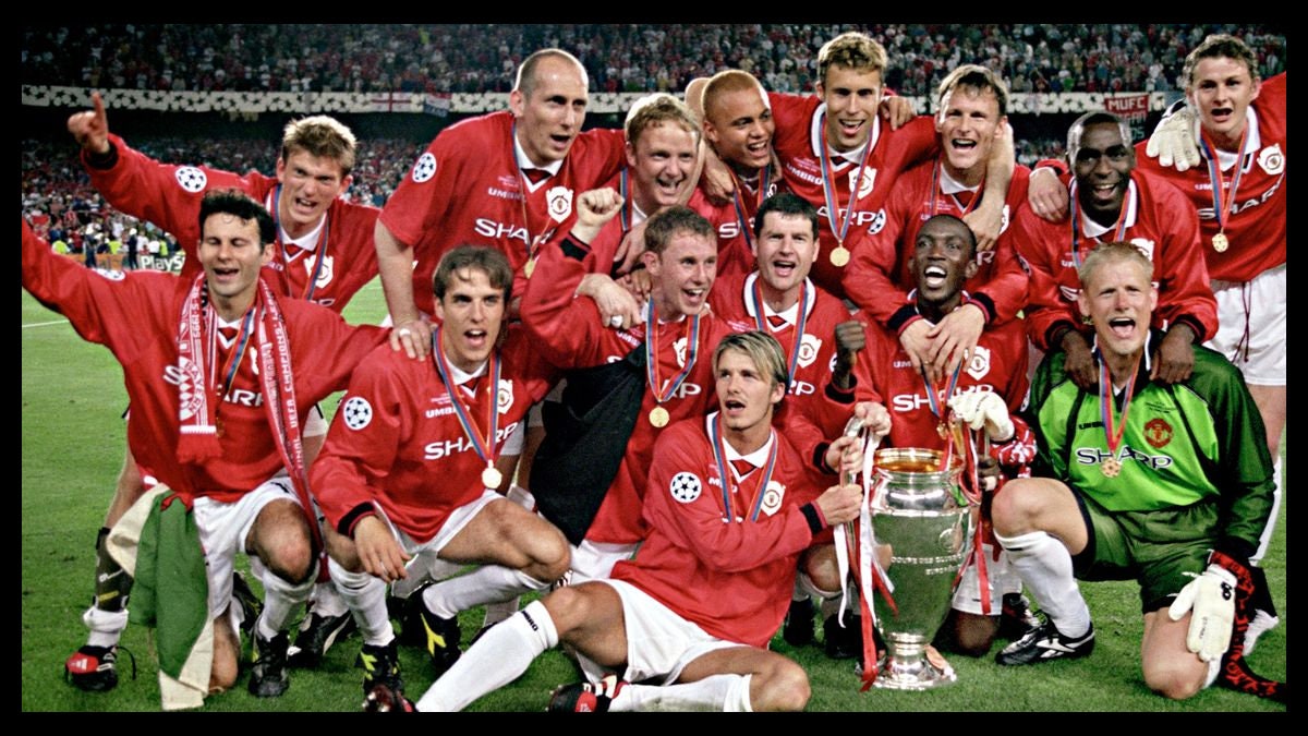 Manchester United FC 1999 Canvas