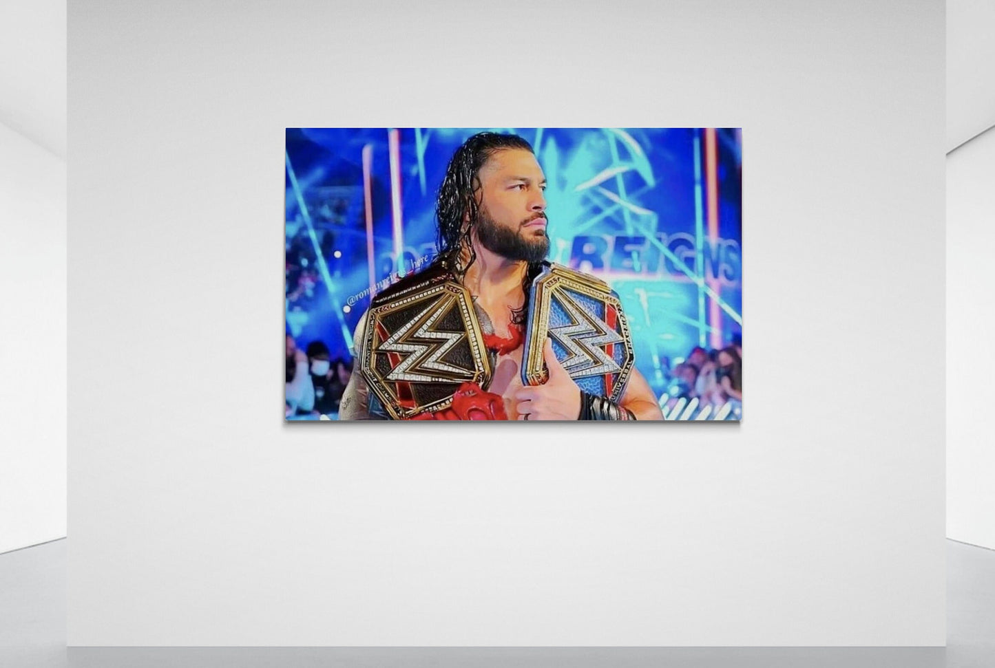 Roman Reigns Canvas _ Wrestling / Catch / WWE / Boxing / Wall poster / Wall art