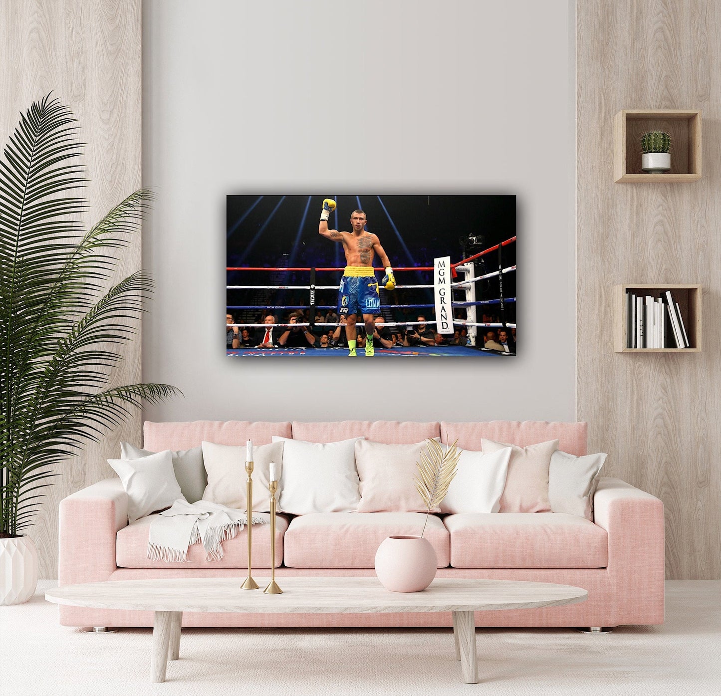 Lomachenko Canvas | Vasyl Lomachenko Boxing Star Posters Home Furnishing Decorative Living Room Bedroom