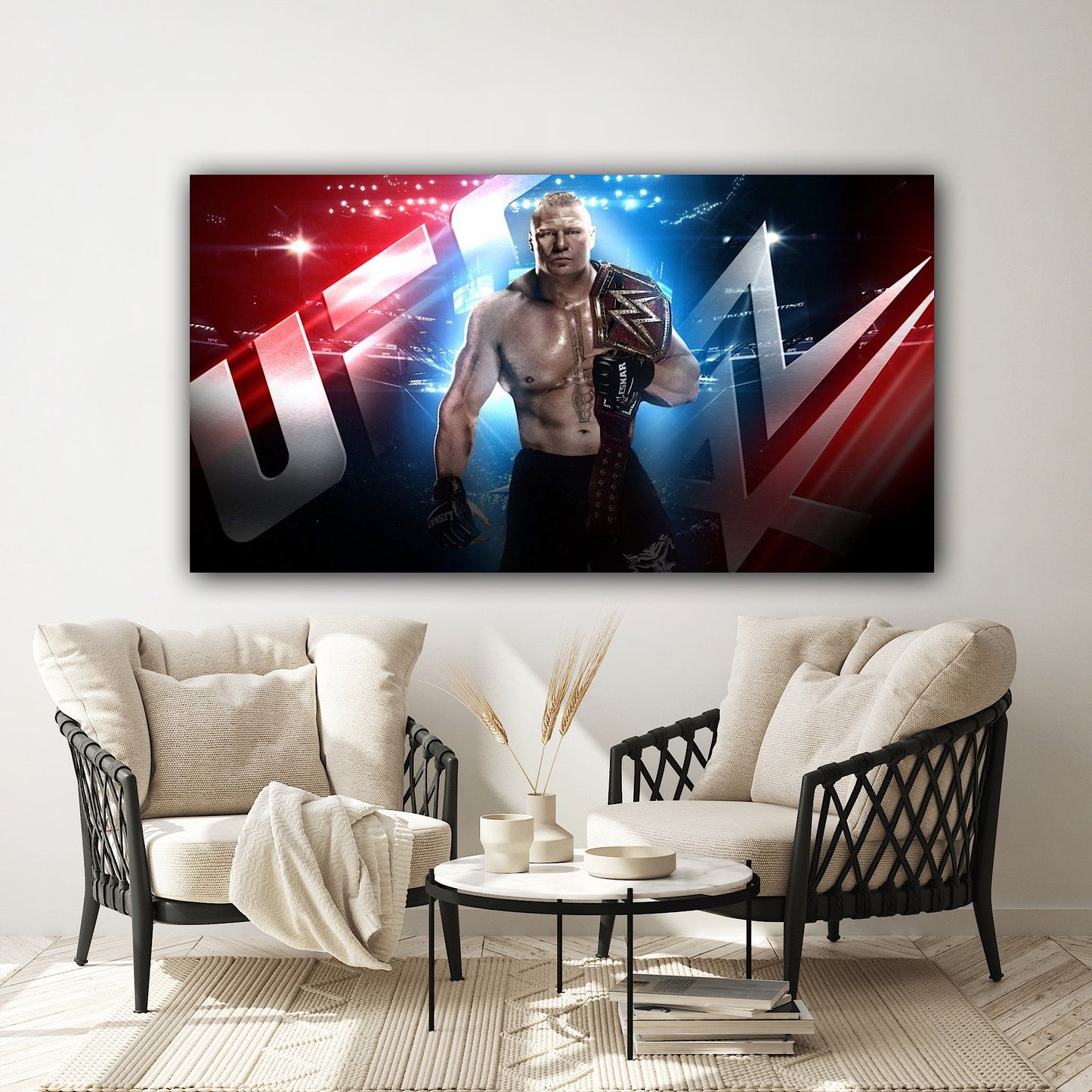 Brock Lesnar Canvas | Canvas Wall Posters | Art Picture Print Modern Family Bedroom Decor Posters