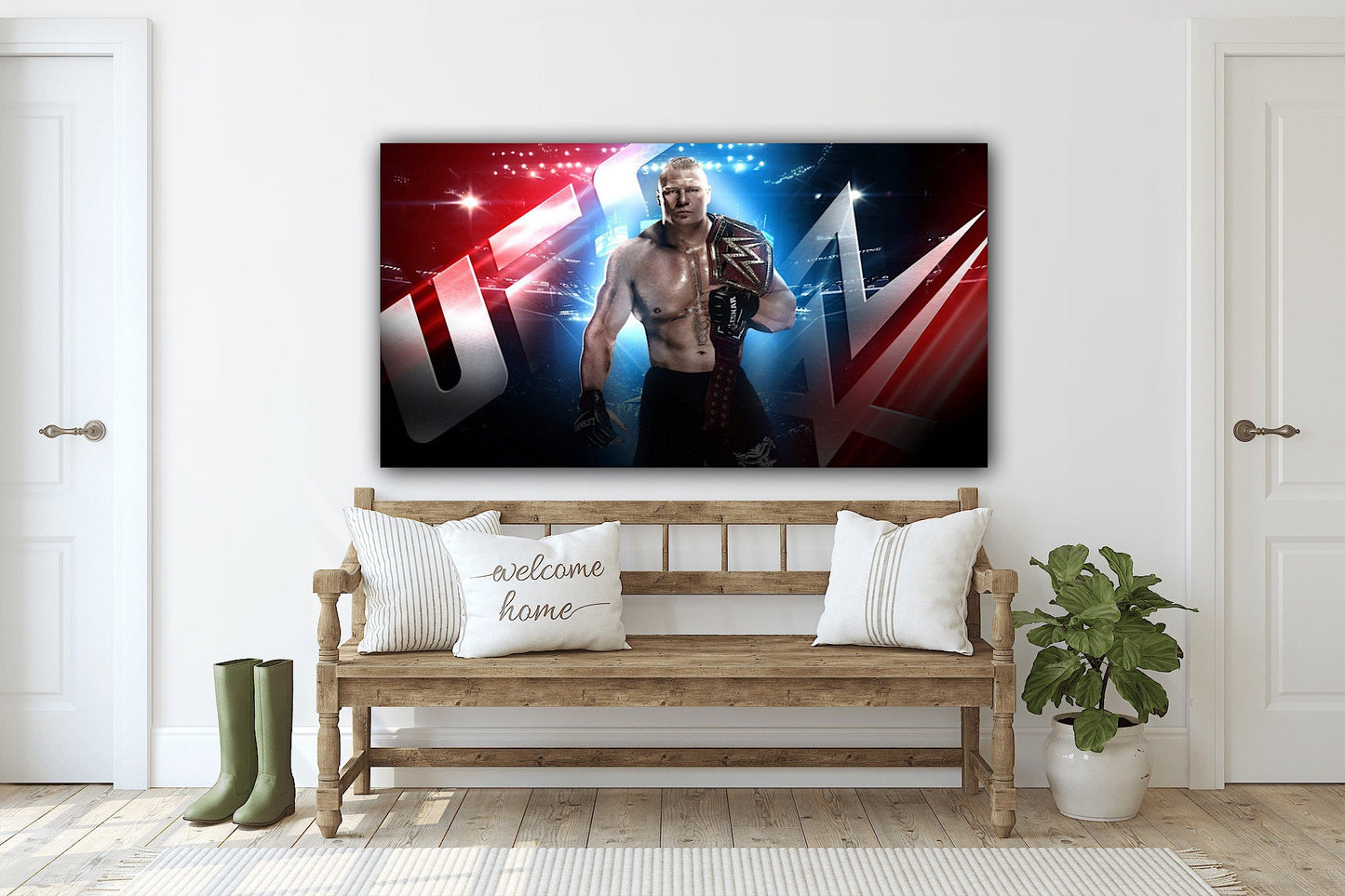 Brock Lesnar Canvas | Canvas Wall Posters | Art Picture Print Modern Family Bedroom Decor Posters