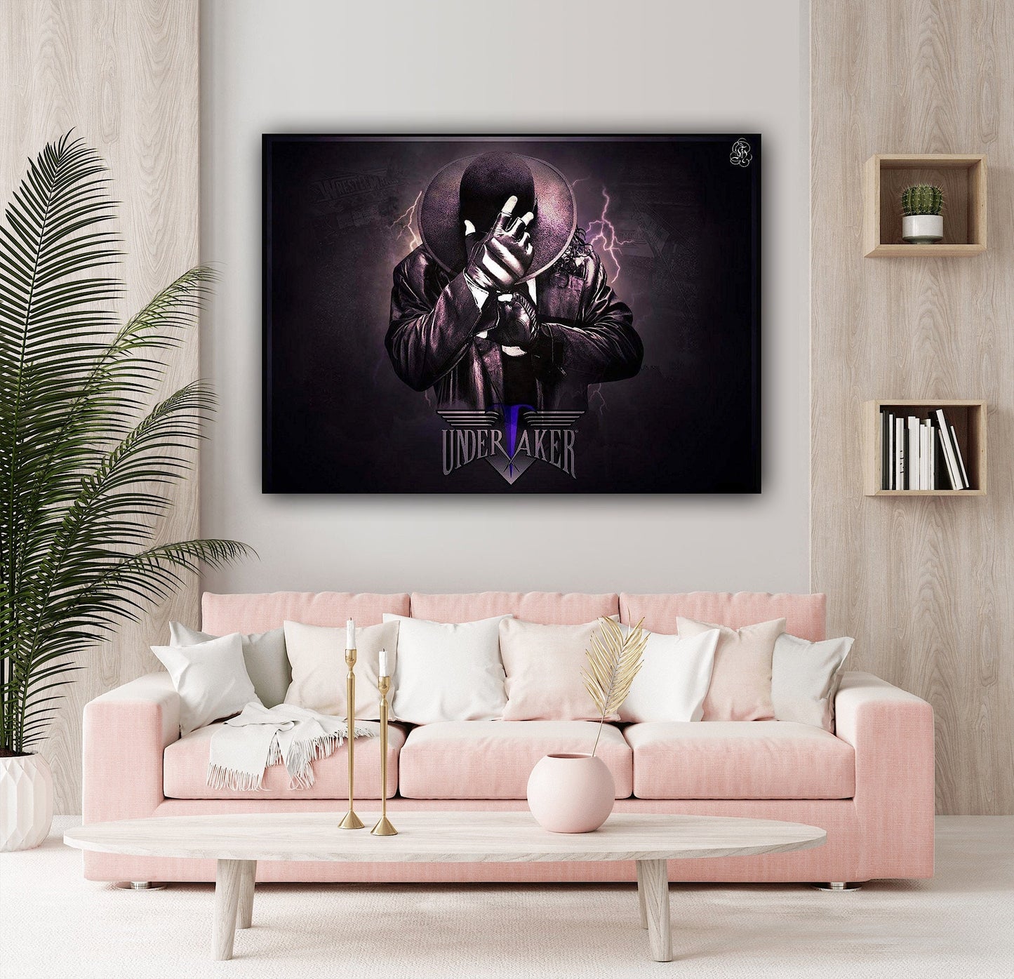 The Undertaker Canvas | Canvas Wall Posters | Art Picture Print Modern Family Bedroom Decor Posters