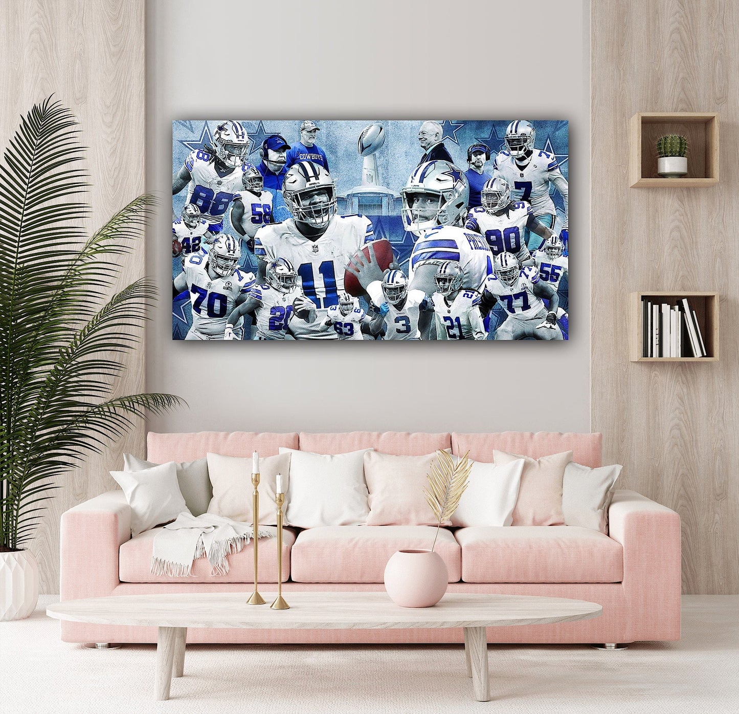 Dallas Cowboys Team Canvas