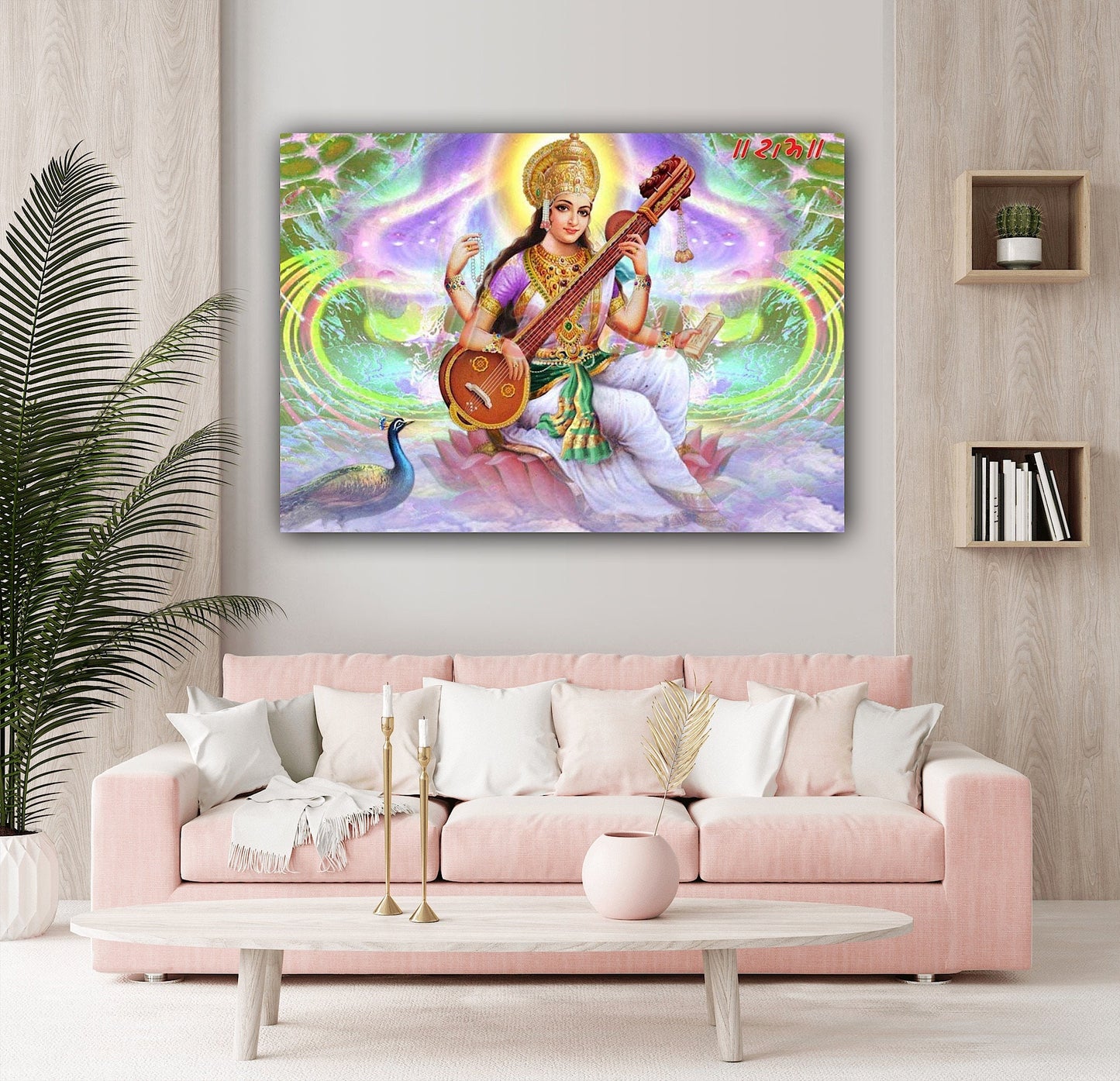 Saraswati Mata Canvas