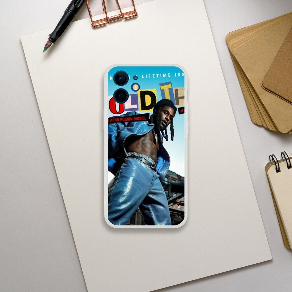 Burna Boy - I Told Them Flexi Case for iPhone & Android - Protective Phone Cover with African Musician Print, Durable Shockproof Shell, Unique Design - Customized Phone Covers