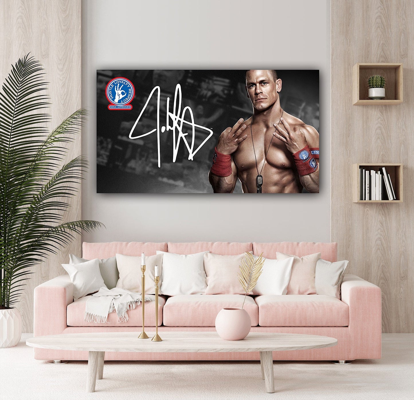 John Cena Canvas Print - Bring Home the Champ!