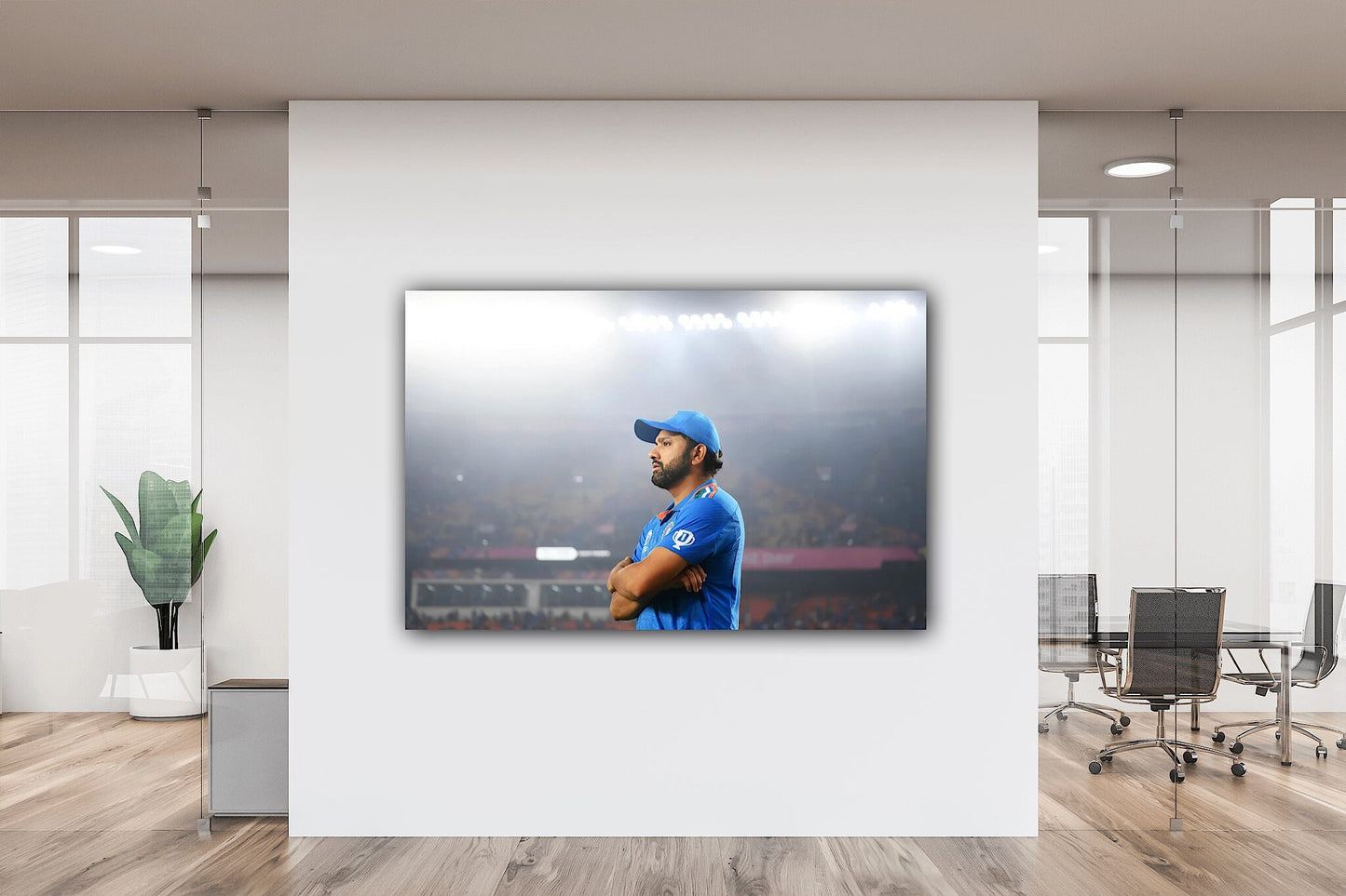 Rohit Sharma Canvas: Celebrating Cricketing Genius