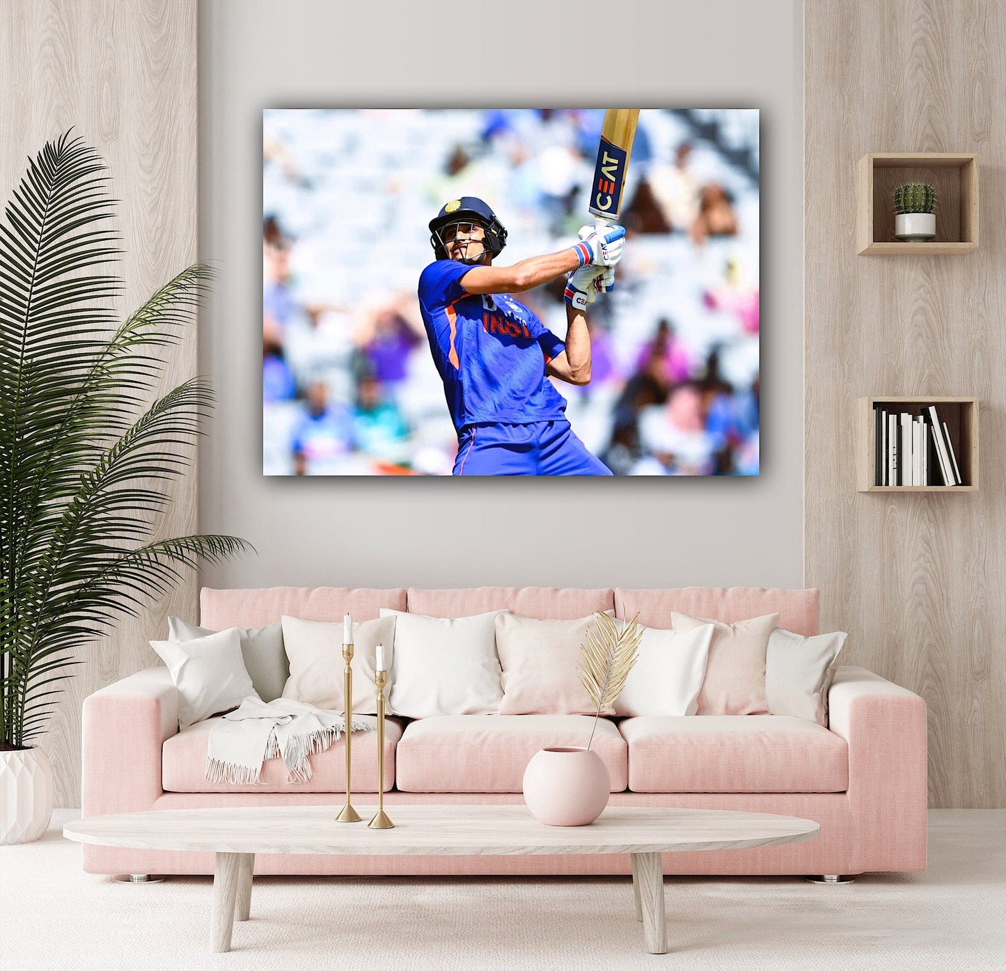 Shubman Gill Canvas | Capturing the Essence of Leadership and Resilience