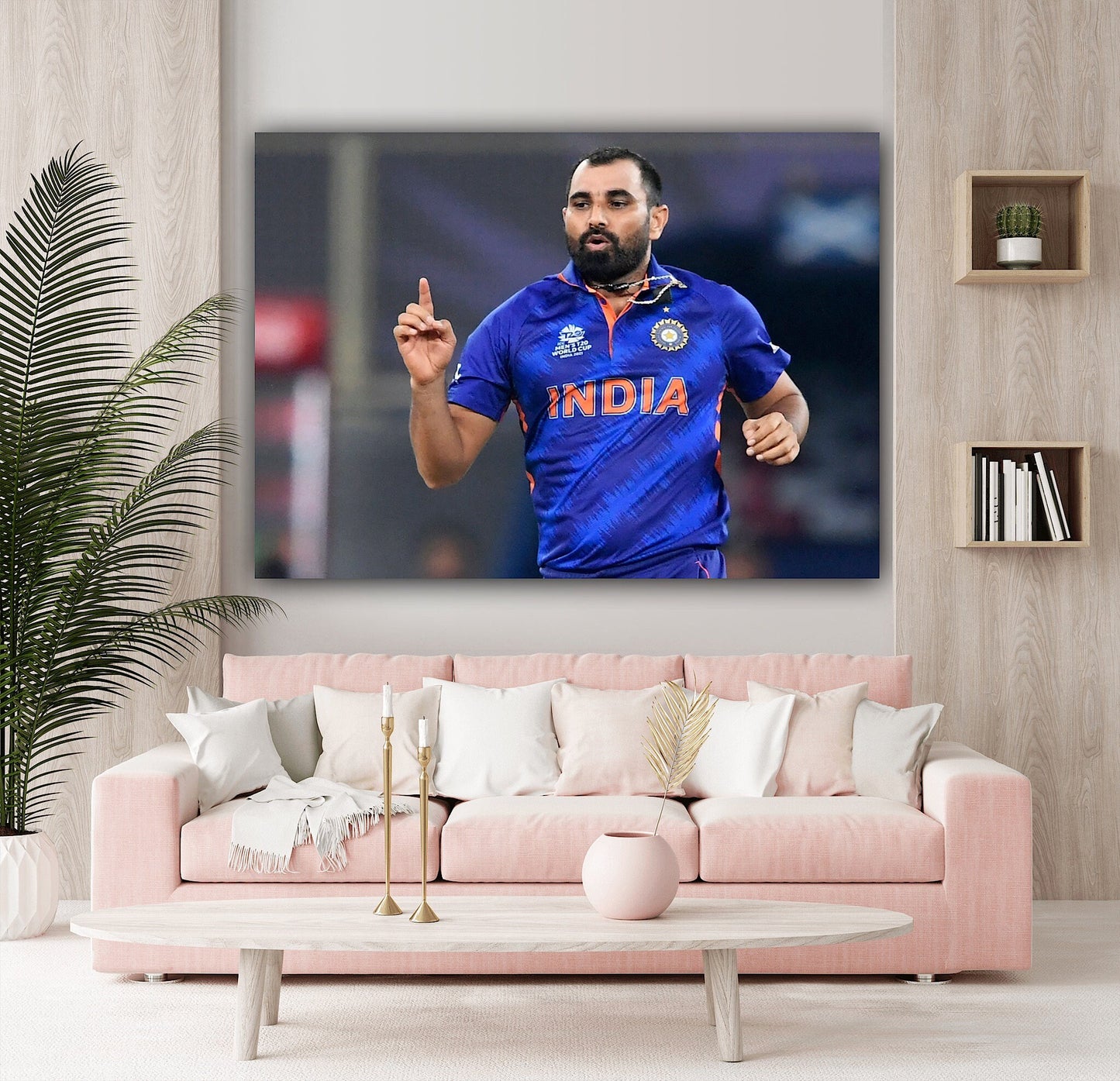 Mohammed Shami Canvas: A Testament to Sporting Valor