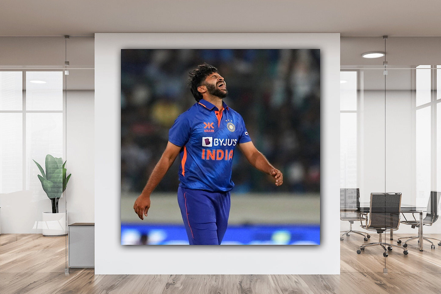 Shardul Thakur Canvas: Embodying Cricket's Spirited Artistry
