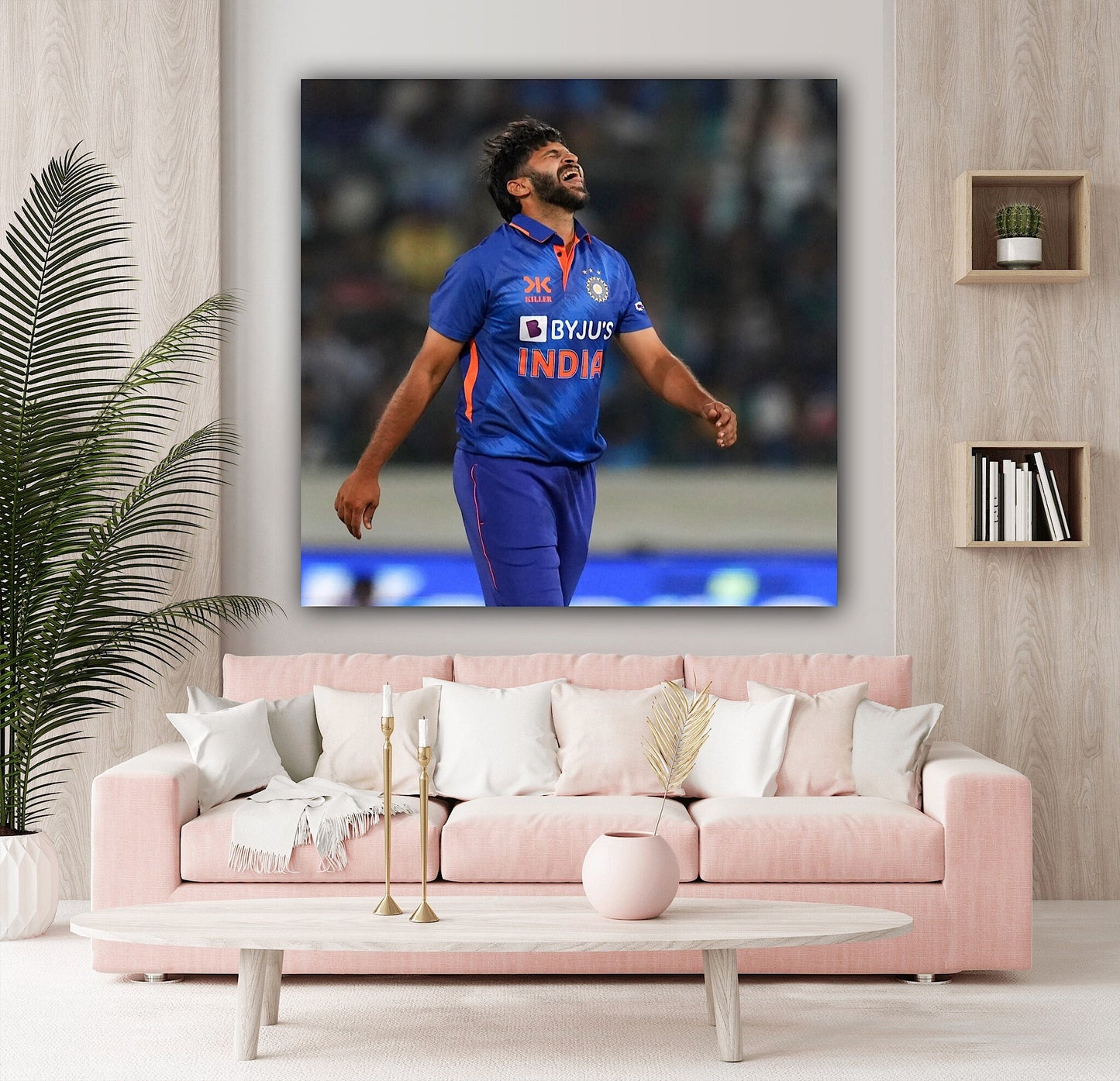 Shardul Thakur Canvas: Embodying Cricket's Spirited Artistry