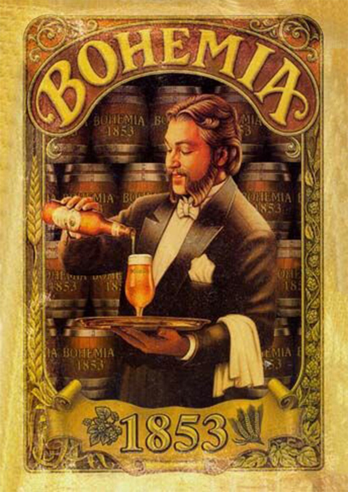 Drinks Canvas Framed Poster | Wall Art - Home Decor