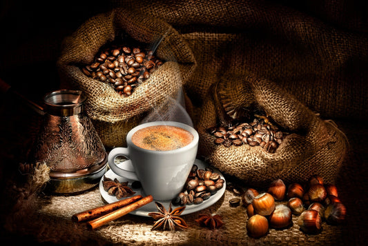 Coffee and Kitchen Canvas Framed Poster | Wall Art - Home Decor