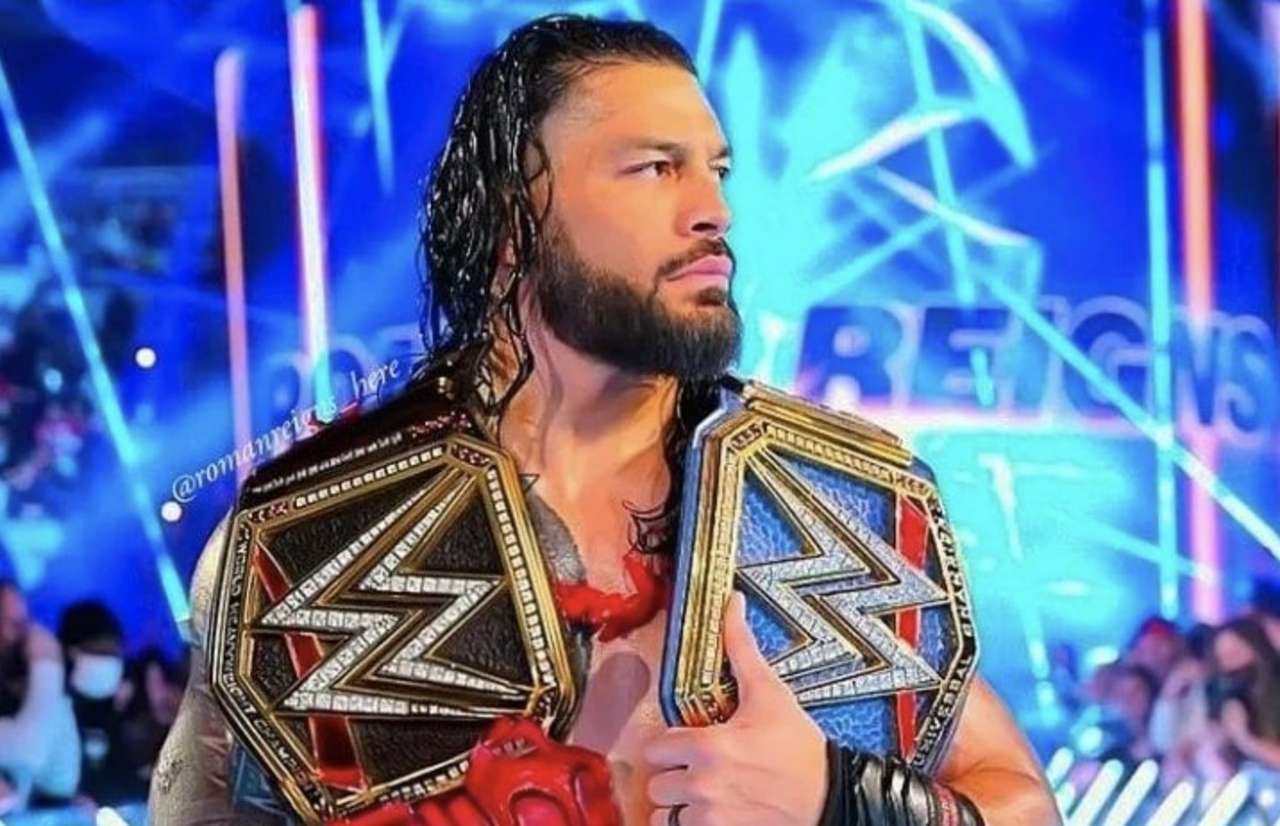 Roman Reigns WWF WWE Wrestling Canvas Framed Poster | Wall Art - Customized Gift