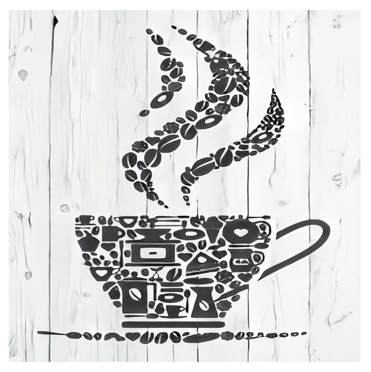 Coffee and Cooking Canvas Framed Poster | Wall Art - Home Decor